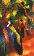 Sunlight Walk August Macke